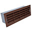 Kair 204mm x 60mm Airbrick With Surround - Brown