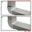 Kair 90 Degree Vertical Elbow Bend 110mm x 54mm - 4 x 2 inch Rectangular Plastic Ducting