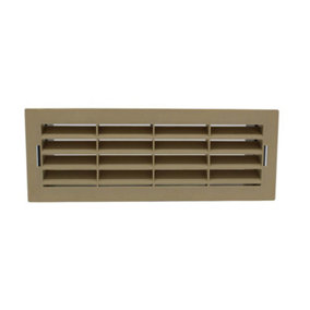 Kair Beige Airbrick Grille with Surround for 204mm x 60mm Ducting