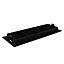 Kair Black Airbrick Grille with Surround for 204mm x 60mm Ducting