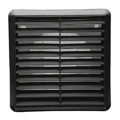Kair Louvred Air Vent Wall Grille - 6 inch / 150 mm Round Spigot