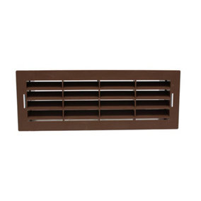 Kair Brown Airbrick Grille with Surround for 204mm x 60mm Ducting