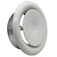 Kair Ceiling Supply Valve 100mm - 4 inch  White Coated Metal Vent