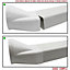 Kair Ducting Adaptor 150mm x 70mm to 125mm - 5 inch Rectangular to Round Straight Channel Connector