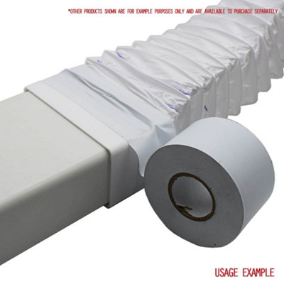 Kair Ducting Sealing Tape 50mm x 33 Metres Length White PVC Duct Tape - 3