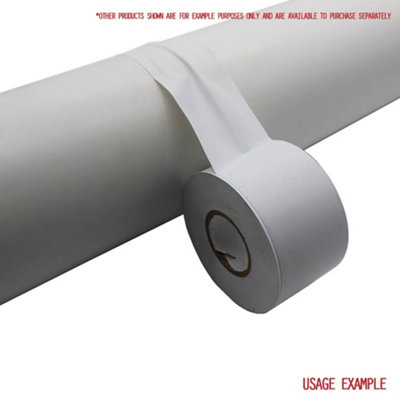 Kair Ducting Sealing Tape 50mm x 33 Metres Length White PVC Duct Tape - 6