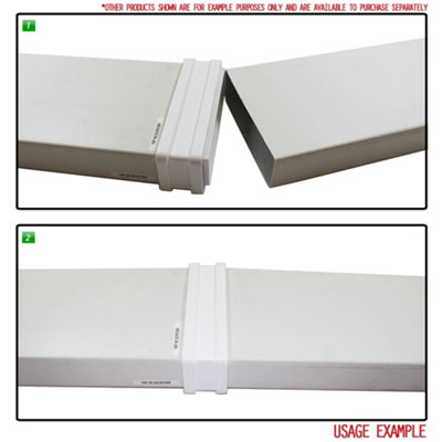 Kair Fast Seal 204mm x 60mm Ducting Quick Fit Connector for Extending ...