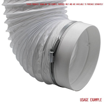 Kair Metal Hose Clip 100mm - 4 inch Ducting Clip for Flexible Hose