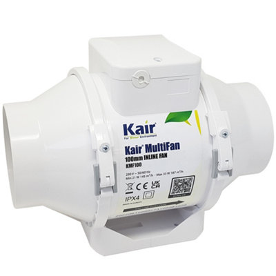 Kair MultiFan 100mm In Line Fan