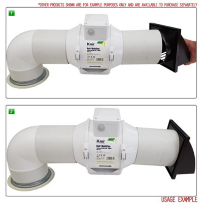 Kair MultiFan 150mm In Line Fan with Timer - 6