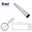 Kair Plastic Ducting Pipe 125mm - 5 inch / 1 Metre Long Length - Rigid Straight Duct Channel