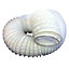 Kair PVC Flexible Hose 152mm External Diameter / 150mm - 6 inch Universal Ventilation Hose - 3 Metre Length