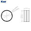 Kair Round Connector 125mm - 5 inch to Connect Duct Pipe or Flexible Ducting Hose
