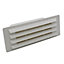 Kair White Airbrick Grille with Damper Flap for 150mm x 70mm Ducting