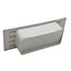 Kair White Airbrick Grille with Damper Flap for 150mm x 70mm Ducting