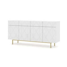 Kairo Sideboard Cabinet in White Matt W1800mm x H840mm x D410mm