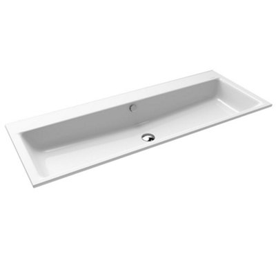 Kaldewei Puro Modern Bathroom Built-in Rectangular 1 Tap Hole Wash ...