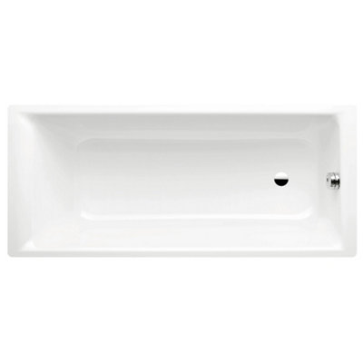 Kaldewei Puro Modern Bathroom No Taphole Single Ended Rectangular 3.5mm ...