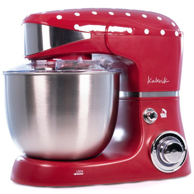 Kalorik TKG M 3014 BS Vintage Style Polkadot Stand Mixer with 5L