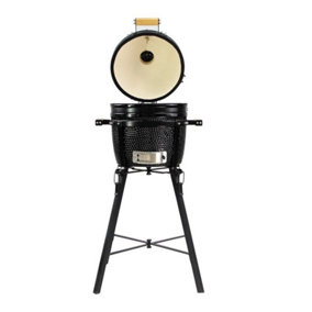 Kamado Bono Minimo Grill Stand - Stylish Black, Lightweight, and Effortless Assembly - Perfect Fit for Kamado Bono Minimo Grills