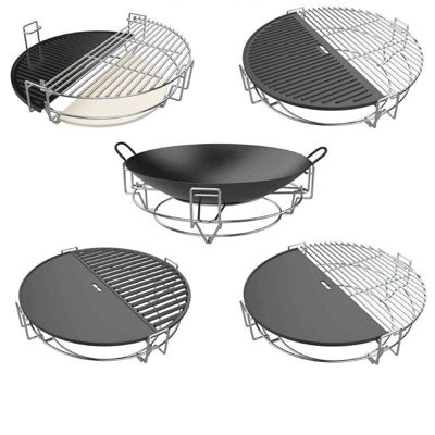 Kamado Bono Multifunction Two-Zone Grilling System for 20' Media: Elevate Your Culinary Creativity - 7