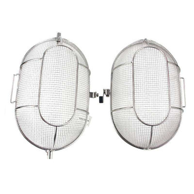 Kamado Bono Stainless Steel Rotisserie Basket - Enhance Your Grilling Experience with Larger Food Capacity