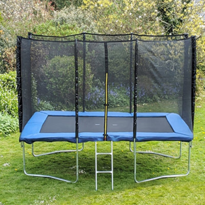 Kanga 9x14FT or 427cm x 274cm Rectangular Trampoline with Blue