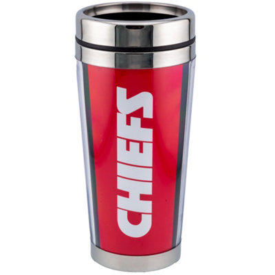 Kansas City Chiefs Wrap Around Print Travel Mug Black/Red/White (One Size)