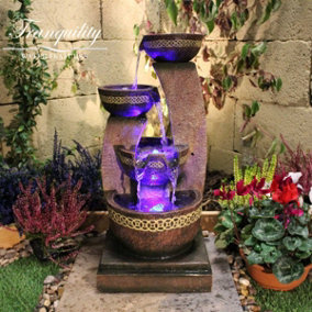 Kanthoros Traditional Mains Plugin Powered Water Feature