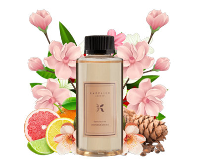 Kapplico Pink Sand Diffuser Oil 200ml - Tranquil Beach-Inspired Aromatherapy Essential Oil Blend