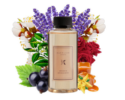 Kapplico Rainy November Diffuser Oil 200ml - Cozy and Calming Aromatherapy Essential Oil Blend for Home Ambiance
