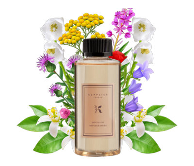 Kapplico Wet Garden Diffuser Oil 200ml - Fresh and Invigorating Aromatherapy Essential Oil Blend for Home Ambiance