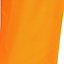Kapton Hi Viz VIS High Visibility Round Neck Tshirt Safety Work Long Sleeve T-Shirt Breathable Workwear Top, Orange, 4XL