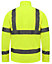 Kapton High Vis Jacket Softshell Reflective Hi Visibility Waterproof Fabric Zip Fastening Jacket, Yellow, 5XL