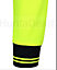 Kapton High Vis Polo Shirt Two Tone Long Sleeve Reflective High Visibility Soft Touch Polo, Yellow/Navy, L