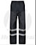 Kapton High Vis Waterproof Over Trouser High Visibility Reflectiv Safety Security Workwear, Navy, XL