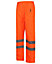 Kapton High Vis Waterproof Over Trouser High Visibility Reflectiv Safety Security Workwear, Orange, 3XL