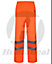 Kapton High Vis Waterproof Over Trouser High Visibility Reflectiv Safety Security Workwear, Orange, 5XL