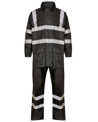 kapton High Vis Waterproof Rain Suit kapton Hi Visibility Reflective ...