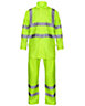 kapton High Vis Waterproof Rain Suit kapton Hi Visibility Reflective Jacket Trouser Waterproof, Yellow, 5XL