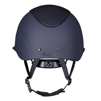 Karben Unisex Adult Lorah Ellipse Fixed Peak Riding Hat Navy (55cm - 57cm)