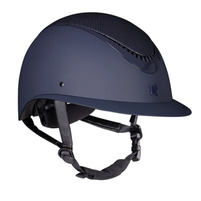 Karben Unisex Adult Lorah Ellipse Fixed Peak Riding Hat Navy (55cm - 57cm)