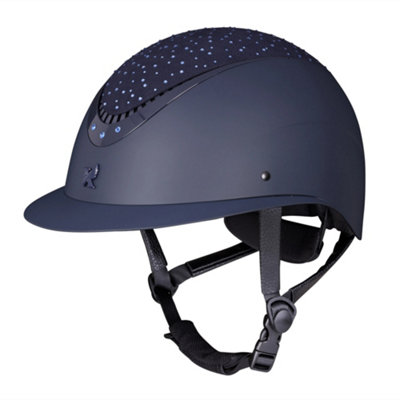 Karben Unisex Adult Viola Ellipse Fixed Peak Riding Hat Navy (52cm - 54cm)