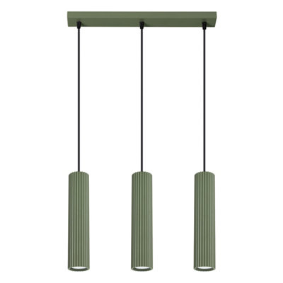 Karbon aluminum olive green 3 Lights minimalist Pendant ceiling light