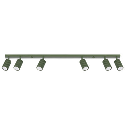 Karbon aluminum olive green 6 Lights minimalist Ceiling light
