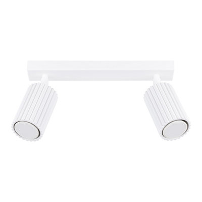 Karbon aluminum White 2 Lights minimalist Ceiling light