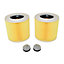 Karcher Wet and Dry Corrugated Vacuum Cleaner Filter x 2 by Ufixt