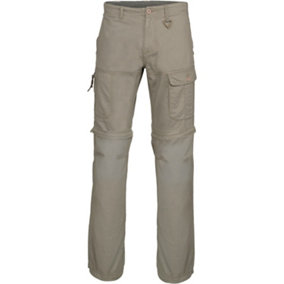 Kariban Mens Zip-off Multi-Pocket Work Trousers (Pack of 2) Dark Beige (3XL)