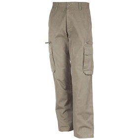 Kariban Spaso Heavy Canvas Workwear Trouser / Pants Beige (M)