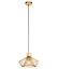 Karita Metallic Gold Modern Industrial 1 Light Ceiling Pendant